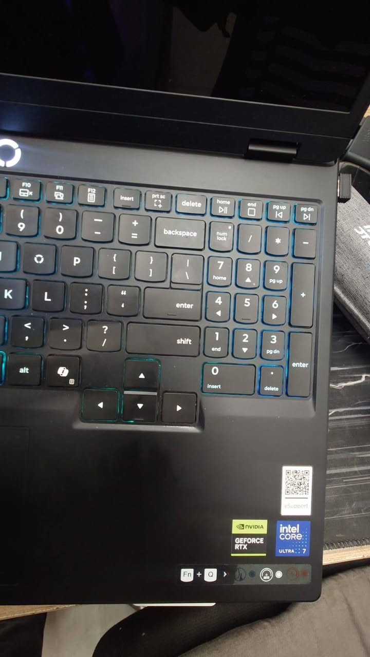 LENOVO LEGION
Ultra 7 HX
Rtx 5070 
32 ddr5 
1tera ssd 
15.1 oled 2.5k 165hz
Open box


**إذا كنت صاحب هذا الإعلان وتريد حذفه لأي سبب، رجاءا أرسل رسالة إلى الدعم الفني**