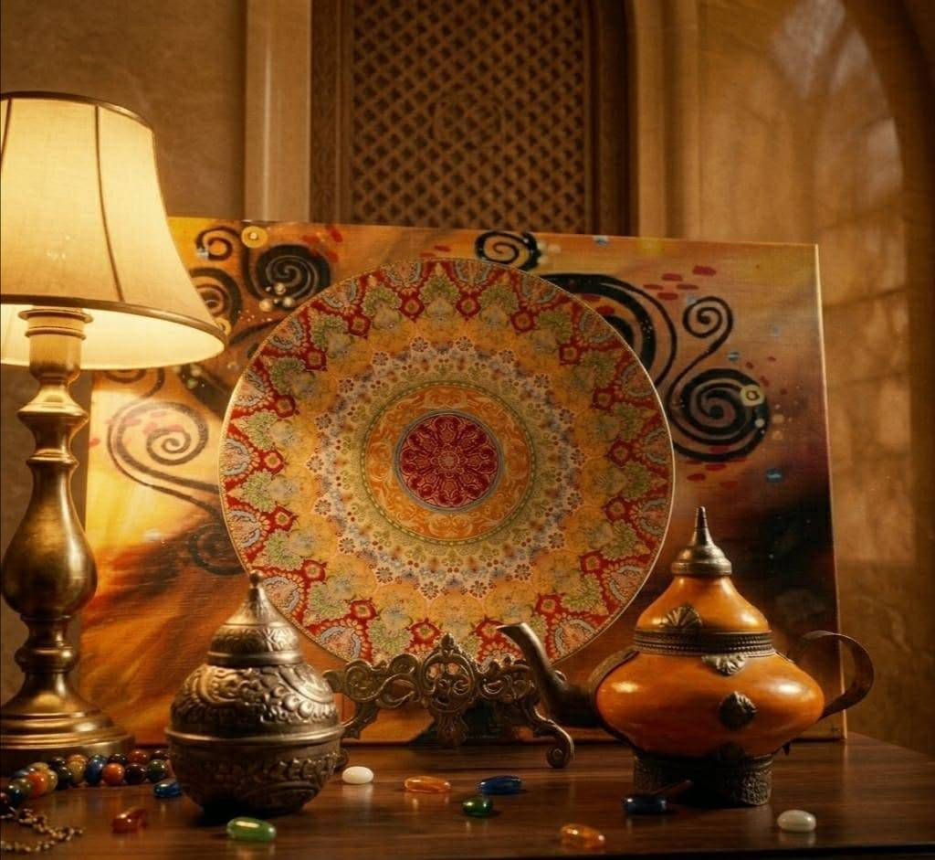 صــــــلوا ؏ الحبيب " םבםב " ﷺ.. ⁦♥️⁩
﷽
#Masterpiece ✨
#لعشاق_الآصاله و المشغولات 🇲🇦 التراثيه المغربيه العتيقه و المميزه✨
#براد_مغربي_للديكور
من النحاس بالكامل و مصقول بطبقه من الطقش المغربي الآصلي.. 
#الإرتفاع  15 cm. 
#الطول 25 cm. 
#القطر  15 cm. أكبر قطر من المنتصف.. 
#الوزن  543 gm. 
#حاله_اكثر_من_راقيه
 موضحه بالصور.. ✅ 
#بسعر_مميز_جدااا  ✨ 
#للمهتم_التواصل_خاص 🍁


**إذا كنت صاحب هذا الإعلان وتريد حذفه لأي سبب، رجاءا أرسل رسالة إلى الدعم الفني**