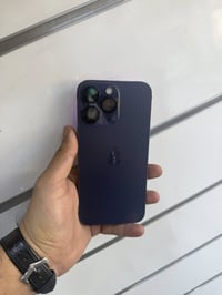 14 برو ماكس ذاكره 256 بطاريه100‎%‎ مبدل شاشه ومبدل بطاريه الجهاز مقفول...