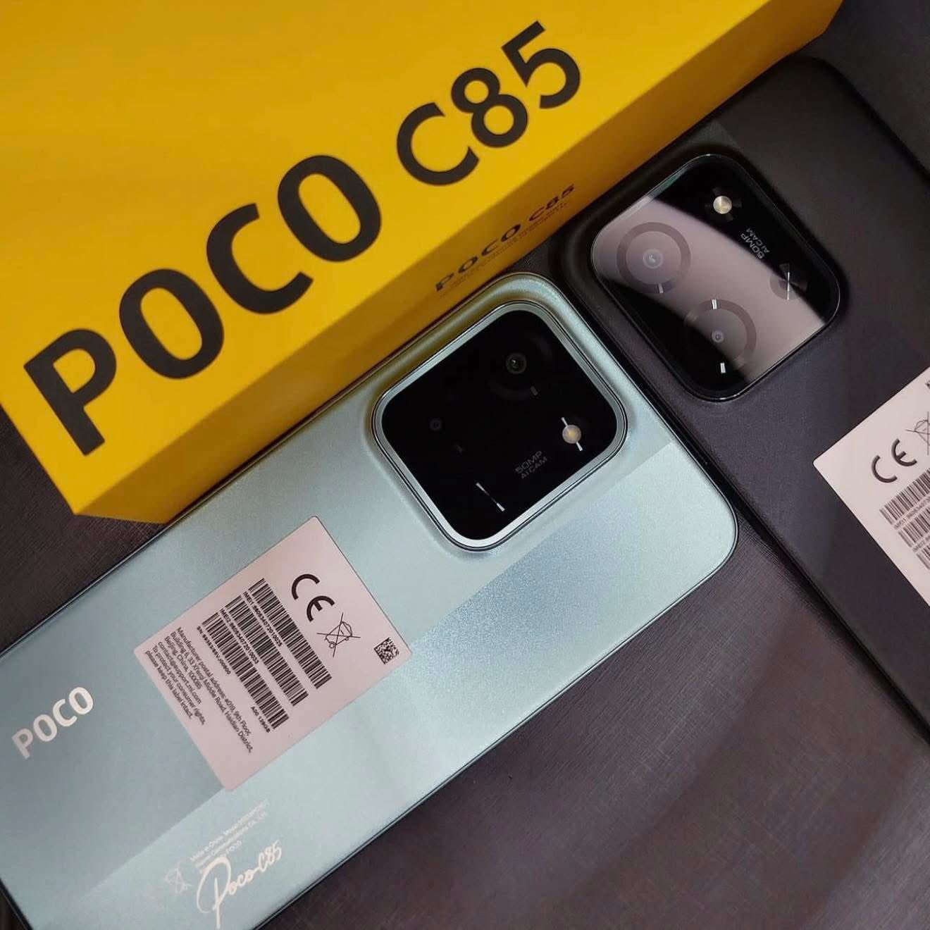 POCO C85 / 256GB + 8RAM
- ضمان وكاله الرسمي 

• شاشة 6.9 إنش HD+ بمعدل تحديث 120Hz.
• معالج MediaTek Helio G81 Ultra.
• ذاكرة RAM LPDDR4x وتخزين داخلي eMMC 5.1 مع دعم microSD.
• كاميرا خلفية 50MP + عدسة ثانوية، وأمامية 8MP/13MP.
• بطارية 6000mAh مع شحن سريع 33W.
• نظام Android 15 بواجهة HyperOS 
• بصمة جانبية ، USB-C ، NFC
• مقاومة ماء وغبار IP64.

السعر ⭕️ 230 الف ⭕️

#poco #pococ85

#المدار_الجديد _الاول ويبقى الاول💯 _ضمان حقيقي ننطيك و انسب سعر بالسوق 👌 🥇

▪️ متواجدين يومياً من الساعة 9 صباحاً وحتى 9 ليلاً.

📍 موقعنا السماوه __شارع باتا__مقابل مجمع المثنى الطبي
 
الاتصال واتساب:☎️*********** 
الاتصال المباشر:***********☎️
يتوفر لدينا توصيل 🚕داخل المحافظه مجاني

