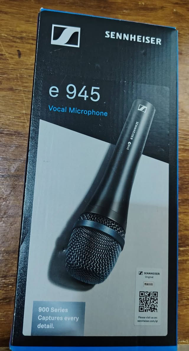 ​🎙️ للبيع: مايك Sennheiser e 945
✨ الحالة: نظافة 100%
💵 السعر: 200 ألف
💬 للاستفسار: مراسلة واتساب ***********
