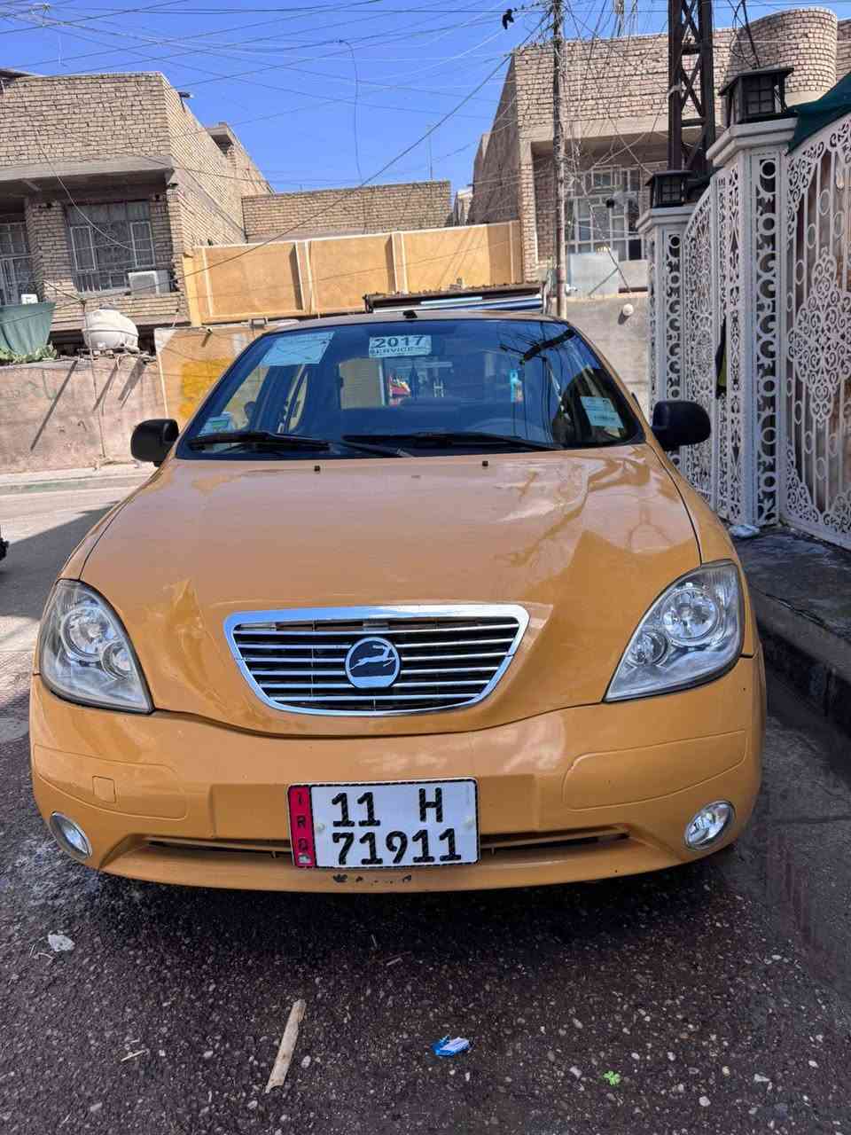 سلام عليكم
طيبه 2017 باسمي رقم جديد 
سنويه 2030
مكفوله من ضربه وصبغ من عده باب صدر شوي وخشم لبنيد
صدر مكينه كير جديد
تبريد ثلج تخم تاير جديد 
عنوان كفاءات العبيدي
سعر 37$ 
رقم الهاتف ؛ ***********
