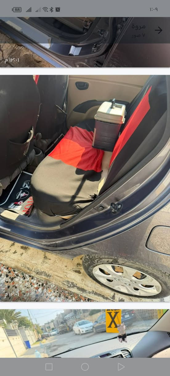 سلام عليكم من رخصة مدير الكروب هونداي i10موديل ٢٠١٥خليجي سياره ماشية ٢٩الف حقيقي مكفولة من كير مكينة من ضربةمنصبغ سعر ٩٣ ورقة وبيهة مجال ومكان السياره بغداد والسياره بسمي تحويل ثاني يوم والي يحب يتواصل على هذا الرقم ***********
