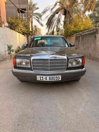 مارسدس 300SE موديل 1986 للبيع  رقم بغداد تحويل ثاني يوم  السياره مصبوغ...