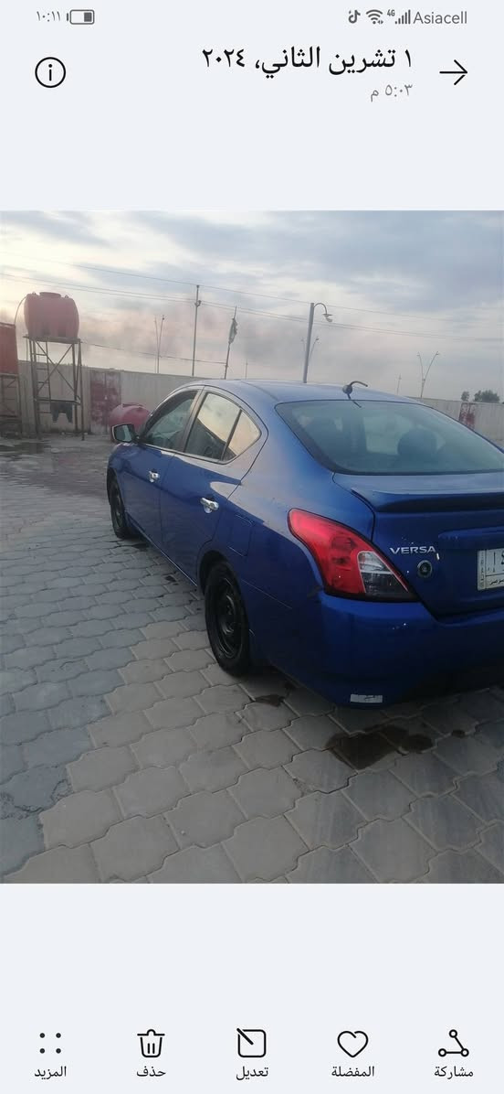 سلام عليكم نيسان فيرسه ١٥ بسمي بيه بس بنيد ودعاميه بدون دواخل لسعر ٨٠وبيه مجال ***********
