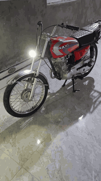 موتوسيكل • شاصي ١٦ • تبديله دهان