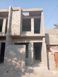 مقدمة 25مليون مشتمل مساحة 50م تسليم مفتاح بناء بلوك  طابقين 2غرف نوم و...