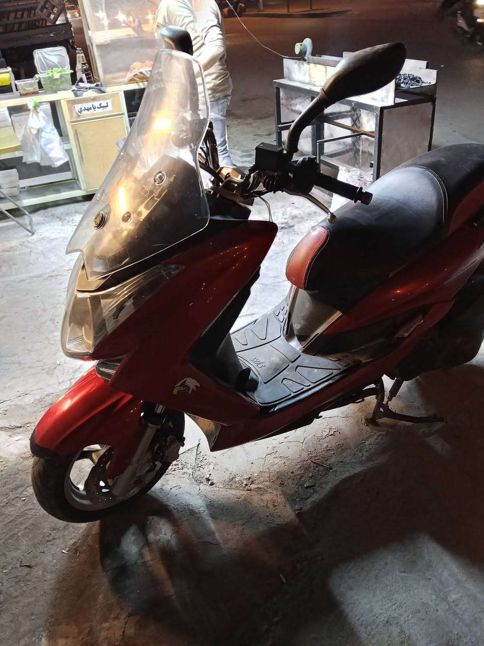 السلام عليكم
دراجه ياماها نوع ماجستا المحرك مفتوح تجفيت مظبوط درجه اولى على الفحص ترايك وين متريد 
للبيع بسعر مليون و 150 الف مكاني بغداد الحريه
للاستفسار اكثر ***********
