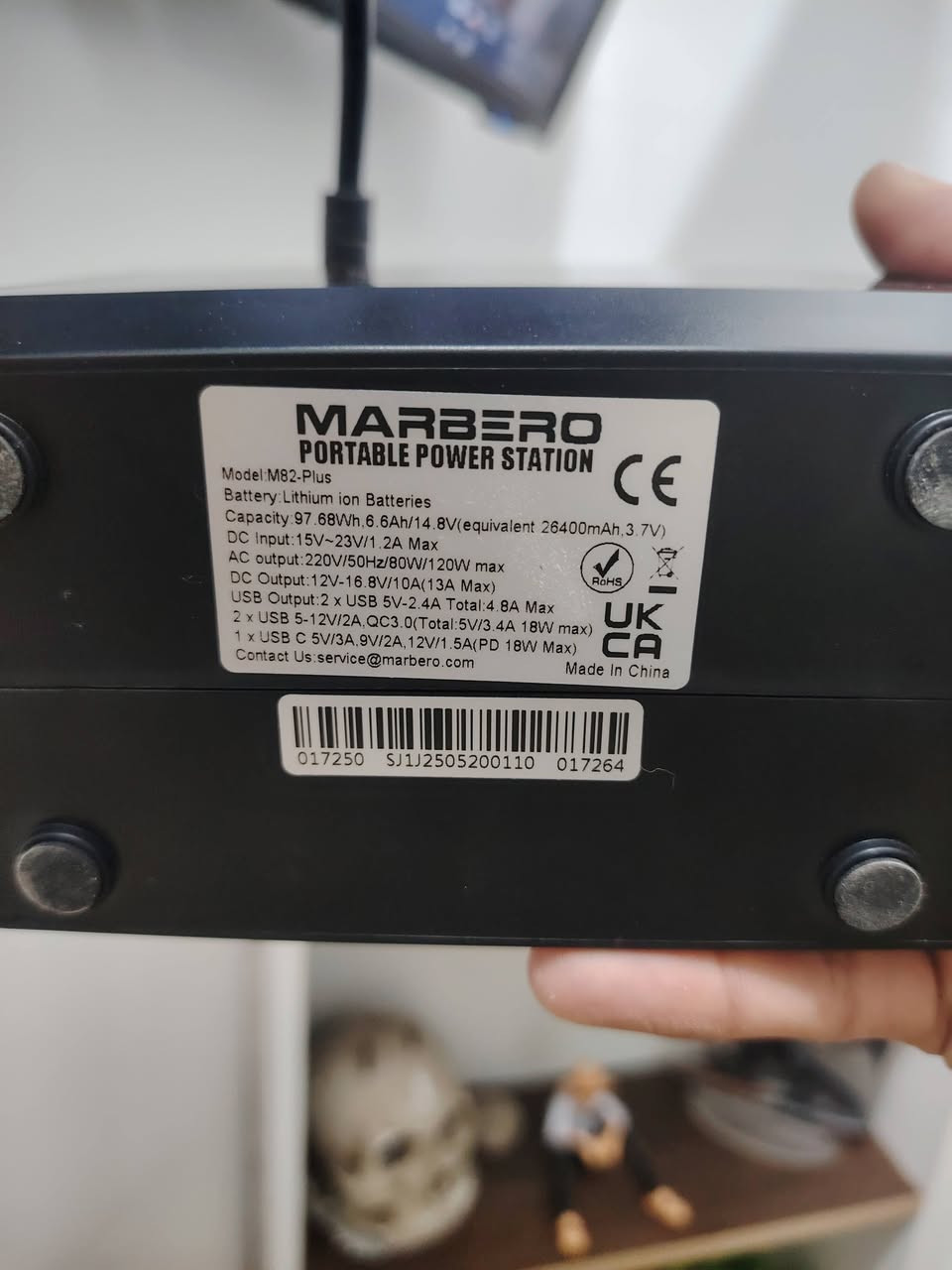 باور ستيشن 120 واط
يستخدم للكشتات والسفاري 
وعند انقطاع الكهرباء يعني للضروروه 
تكدر شغل علي بلازمه ساعه تقريبا 
او تشحن علي مبايلات تربط علي سيار 
ويدعم الشحن سريع 

يفيدك بهواي شغلات 
حجم بطاريات 26.400
المهتم بهيج شغلات يراسلني وبل خدمه


**إذا كنت صاحب هذا الإعلان وتريد حذفه لأي سبب، رجاءا أرسل رسالة إلى الدعم الفني**