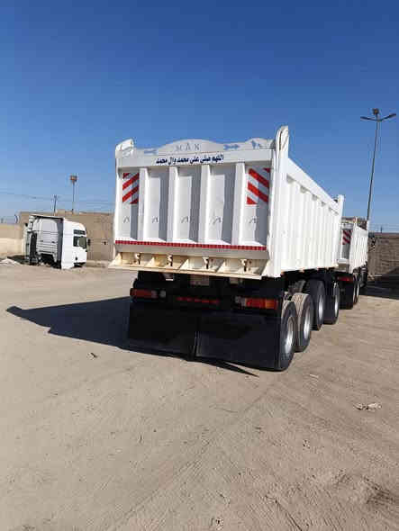 مقطورة للبيع ١٩ متر بدون تعلاوة وزن ١٠ طن شاصي حداد مكفول اگسنات چيف والاماني 16 جاهزة للشغل العنوان بغداد السياحي السعر 130 وبيهة مجال ***********
