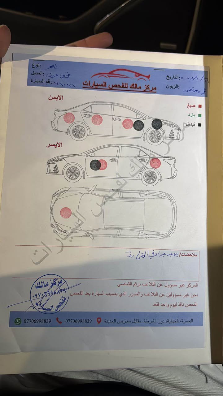 السلام عليكم سوبر بان 2015 دخول جديد رقم بصره تحويل جاهزة للاخير  دخلت حادث بس دعامية نفحصت بلعراق طلع بيها قطع كلير وهذا تقرير كدامك لا ضربه لا شاصي لا لغد لا ايرباك 
السعر 265 بيها مجال حك الجية 
*********** البصرة, العراق
