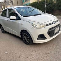 هونداي i10 كراند صندوك موديل 2016 خليجيه لون ابيض  بيها فقط الجاملغ ال...