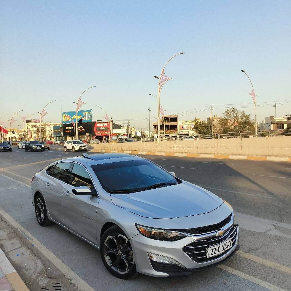 👍للبيع او مراوسه
ماليبو 2022 فول LT2 
سياره مابيها اي عطل ولا اي گلوب يشتغل شرط
ماشي 35 ميل حقيقي على موديله قليل ماشي
❌الضرر // سياره مابيها تبديل فقط بونيد صبغ هو بلادي ماله مصلحينه
🔥سياره جسمه حلوى مابيها لا رصعه ولا شخط
رقم اربيل/ تحويل شرط
👌رقم مميز
المواصفات 
💯لايت جديد شادله زينون اصلي  
🥊ويل حجم كبير شبابي
🔴 بصمه ابواب + جنطه
🔴فتحه بانوراما
🛑محرك 1500 توربو ✈️ على وضع شركه 
گير شرط 
🔴سايد بريك بصمه
🌹بك لايت طياره
🔴مانع انزلاق
🛑تشغيل عن بعد ⚡️
🛑لدات اماميه نهاري 
🛑كشنات + كهرباء ⚡️ 
🛑تبريد مناخين منفصل SYNC
🛑شاشه كبيره تدعم 📲Android Auto/car play
🛑خرائط Gps📌
🛑كامره خلفيه 📷
🛑كروز مثبت سرعه
🛑شاشة ضبط واعطال بل دشبول
🛑منافذ USP/ 12V /Tip C
🛑مانع انزلاق ⛔️
🛑حساس اطارات
🛑4 دسك/ Abs 
السياره جاهزه من كل شي اي نقص مابيها شرط
مكاني كركوك شراي اتصل 
رقم 👇👇
☎***********
☎*********** كركوك, العراق
