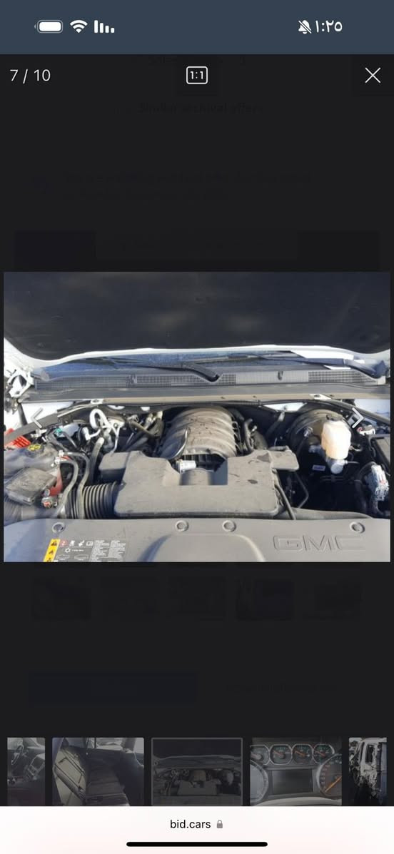 جمسي يوكن LST
ماشية ١٢٤ الف
مواصفات LsT فول
سنوية جديدة
كير محرك مكفول
جاملغ خلف السايق مكصوص ومبدل وبابين عكس السايق وطخات حديثة كما موضح بالصورة 
٣٠$. الف
مكان السيارة بغداد
***********
