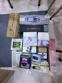 أغراض أمازون للبيع • شاحن لاسلكي ثلاثي • كاميرا ويب • مكنسة سيارة كهرب...