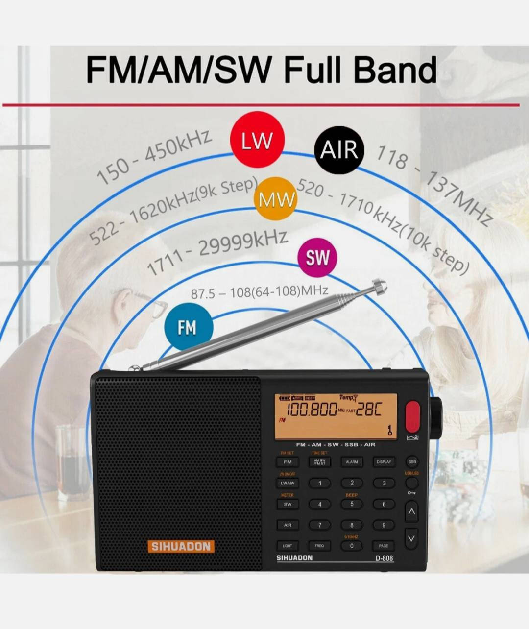 متوفر للبيع
XHDATA D-808 
AM/FM/SW/MW SSB AIR RDS


**إذا كنت صاحب هذا الإعلان وتريد حذفه لأي سبب، رجاءا أرسل رسالة إلى الدعم الفني**