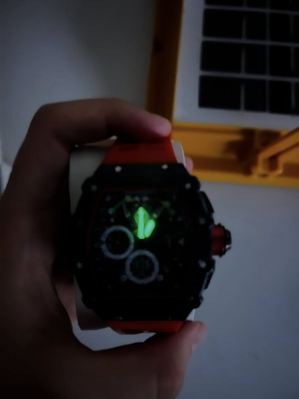 🔥 ريتشارد ميل
✅جميع السناتر  شغالة
✅نظام الحركة اوتوماتيك
✅كاربون فايبر مميز جداً
✅ضهر مختم بالكامل حفر
✅ضهر براغي
✅اميال لامينوس
✅نافذ شهري
✅ضد الماء بعمق 30 متر
✅وزن ثقيل شرط
✅علبة جلد + كيس اصلي + كتلوك

✅✅✅✅✅✅✅✅✅✅✅✅

🔥السعر فقط ( 30 ) الف وتوصيل مجاني

✅✅✅✅✅✅✅✅✅✅✅✅

🔥قطعه واحدة على اول تم بالواتساب

واتساب :- ***********
