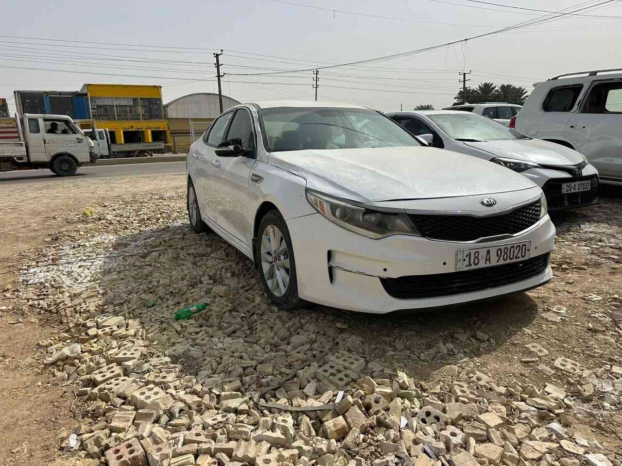 السلام عليكم
كيا اوبتما موديل 18 رقم بابل وارد امريكي حادثها السابق جامغ جهة اليسرى فقط تعرضت لحادث ابيعها على حادثها  تحويل مباشر 
السعر مناسب  
العنوان بغداد تقاطع نهروان 
***********
