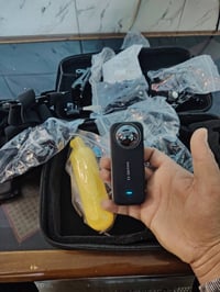 كامر انستا ٣٦٠ x3 كاملة هية واكسسوارات  تثبيت على صدر تثبيت على اليد ع...