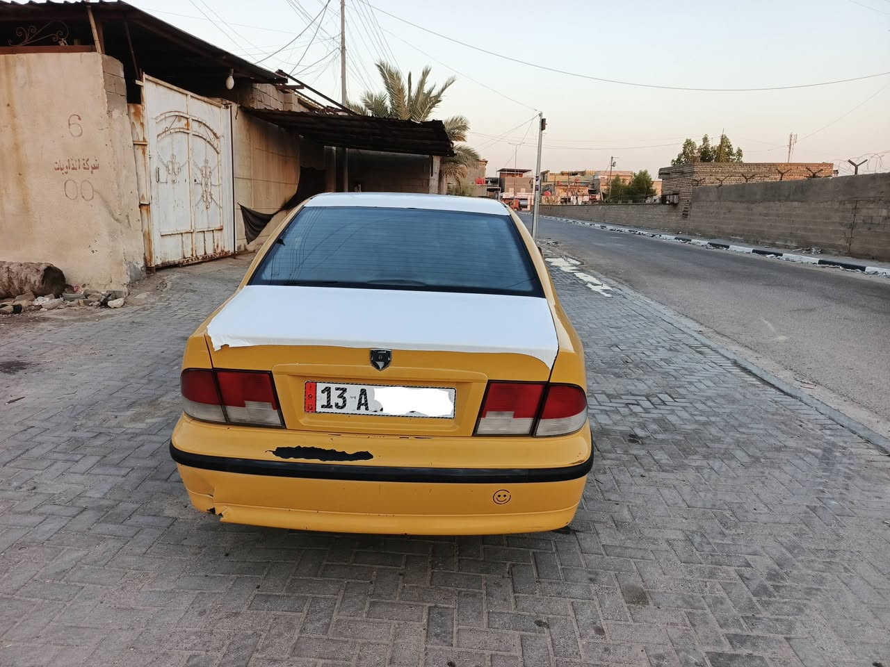 السلام عليكم سمند لبيع موديل ٢٠١١بسمي رقم انكليزي بسمي تحويل ثاني يوم مصفره هيئه وغرمات مكينه كير تبريد صدر خير من الله بيه منضومه غاز سياره بلاديه لا ضربه ولا صبغ بس بنيد امبدل السعر ٣٥بيه مجال عنوان البصره وهاذ رقمي ‏‪***********‬‏ بي وتساب
