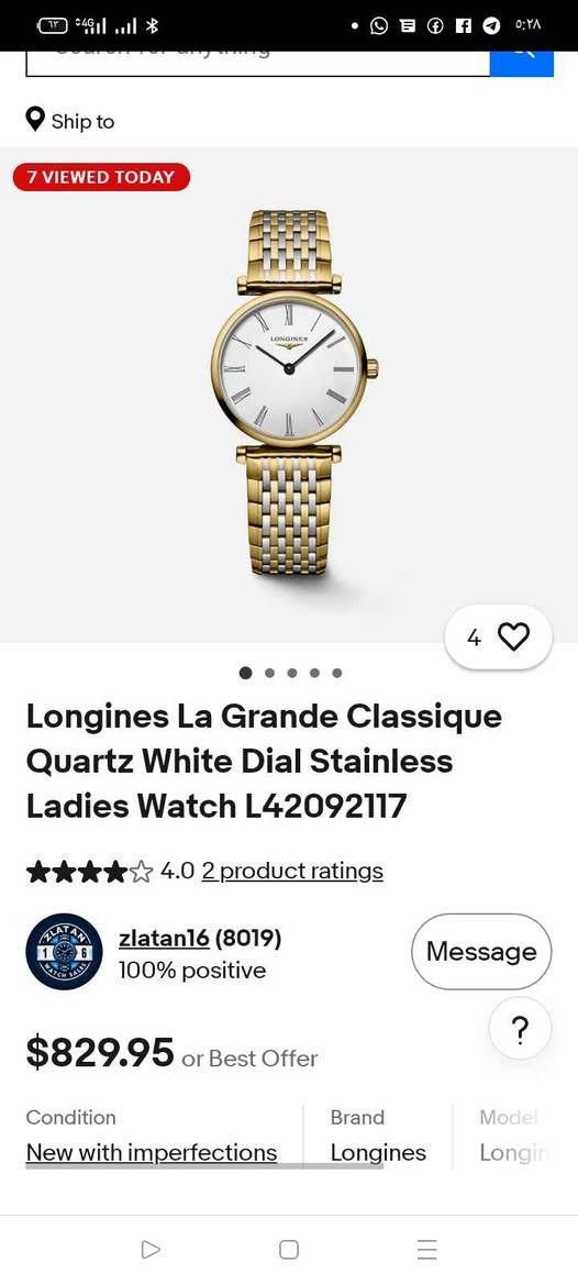 لاصحاب الذوق الرفيع
ساعه لونجين لاجراند كلاسيك
Longings La Grande Classique
جديده لم تستعمل
كوارتز الاسكندرية, مصر


**إذا كنت صاحب هذا الإعلان وتريد حذفه لأي سبب، رجاءا أرسل رسالة إلى الدعم الفني**