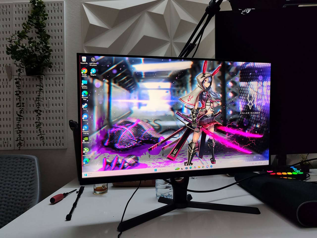 تجميعه تفصيخ للبيع متوفر توصيل نضافة القطع 100
RTX 3080 Palit 12G 3Fan 
600 الف 

Ddr4 T-Force 32G 6000HZ 
445 الف

Intel I7 12700KF
285 الف

Asus Prime B760-Plus DDR5
185 الف 

Cooler DeepCool 360MM White 
65 الف 

Power Suplay DeepCool 750Wat 
70 الف

Case White + 6 Fans 
85 الف 

Monitor AOC 27" FHD" 0.5MS" 180HZ 
175 الف 

Ups ROCK 3000VA 
125 الف 

تواصل
***********

