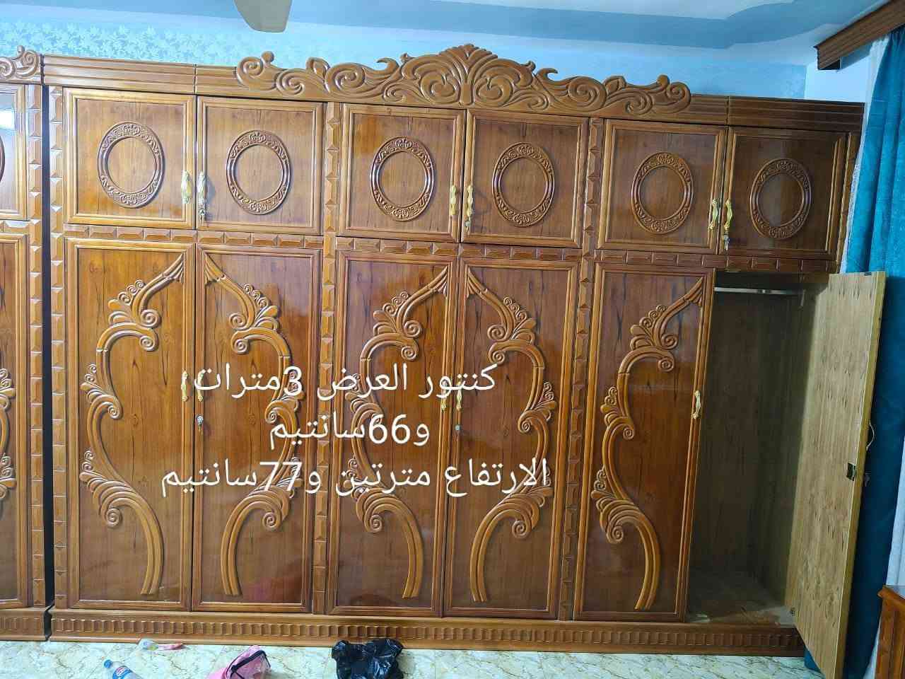 مكلف بالنشر
غرفة اخشاب للبيع عمل عراقي (حطاطه)
خشب صاج داخل وخارج 5ملم ماليزي
النقش زان روماني
الغرفة شغل درجه اولى جديدة فول نضافة مع قياس كل قطعة كما موضحه بالصور 
السعر مليون و750الف وبيه مجال للشراي 
 للتواصل واتساب ***********
