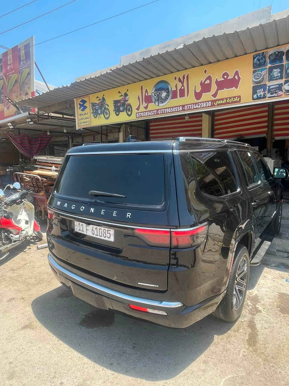 جيب واكنير موديل ٢٠٢٤ماشيه ٦٣مايل
محرك ٣٠٠٠توين تيربو سياره دخول جديد 
داخله بكتاب شهداء بغداد وكاله للمشتري
حادثه واضح بصور ربع بنيد وربع جاملغ فقط(بدون ايرباك)✅
مواصفاته
بصمه تشغيل
تشغيل عن بعد
رادرات امامي وخلفي وجانبي
كشنات جلد 
تدفئه كشنات امامي وخلفي 
صندوق كهرباء
دوسات
بكلايت لد
شاشه وكاميرا
فول عده الفتحه 
مكانه ديالى بعقوبه ***********واتساب او تصال
