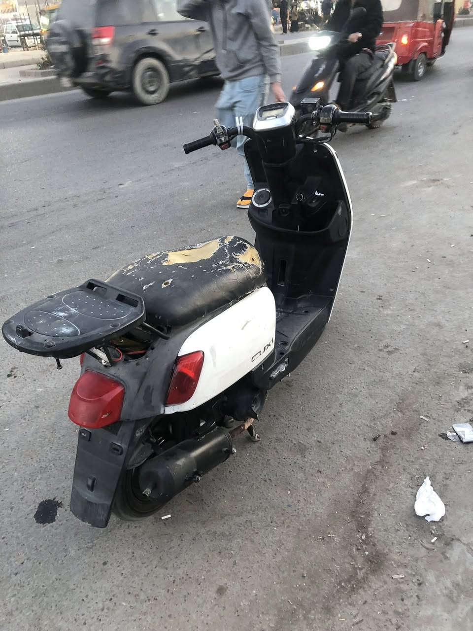 ماكس بوليسي للبيع كفرات اصليه الدراجه نوزل السعر 450 وبيها مجال العنوان مدينه الصدر الشراي يجي خاص ***********
