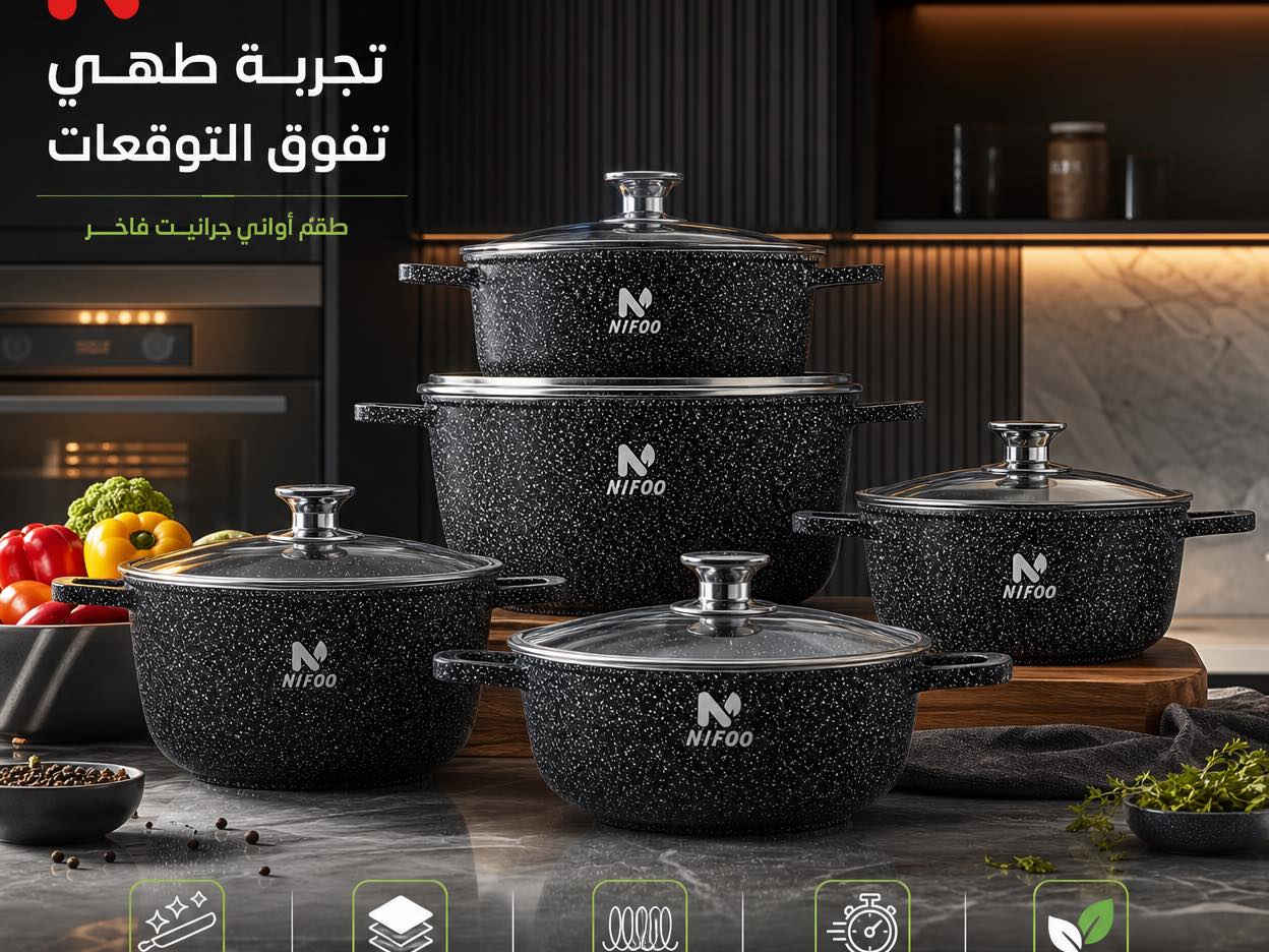 يسرنا في بيت الكرم أن نعلن لزبائننا الكرام عن وصول تشكيلة واسعة ومتكاملة من منتجات نايفو عالية الجودة!

الآن، يمكنكم الحصول على جميع مقاسات الأواني التي تحتاجونها لمطبخكم، بدءًا من الطاوات العملية وصولاً إلى القدور المتينة، لتجربة طهي لا مثيل لها.

تفضلوا بزيارتنا لتكتشفوا الجودة والمتانة التي تقدمها منتجات نايفو، ولتختاروا ما يناسب احتياجاتكم من مجموعتنا المتنوعة.

بيت الكرم… حيث الجودة تلتقي بالتميز. #حيثما_كنت_يصلك_الخبر


**إذا كنت صاحب هذا الإعلان وتريد حذفه لأي سبب، رجاءا أرسل رسالة إلى الدعم الفني**