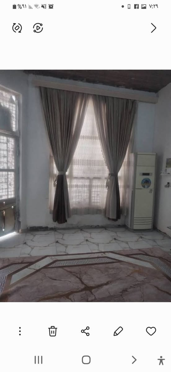 بيت للبيع حي الامين الاول طابقين هستوه مبني طابو زراع سند ٢٥يطوب ثاني يوم يداور  بناءحديث كونكربت مسلح عالي عن الشارع المساحه ١٨٥م مي ومجاري  وكهرباء خطبن ومقرنص تبليط بلباب وهذا رقمي٧٤٢ ٠٧٨٢١٦٨٣
