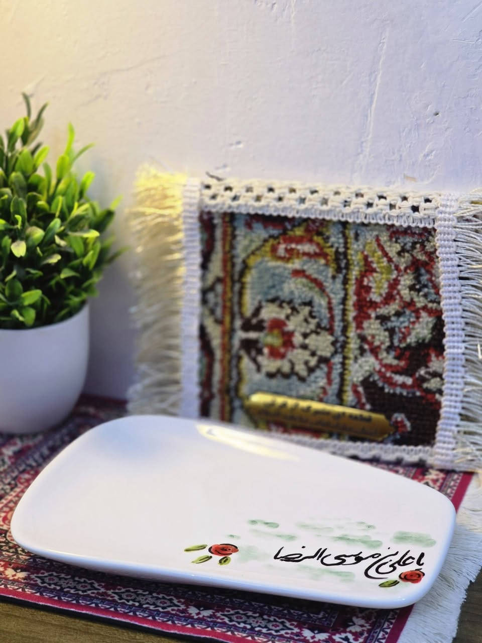 كوب رَضوي شغل يدوي حفر معَ صحن 🌱.
السعر : 15٫000
للحَجز دايركت📥
📍يوجد توصيل لِكل المحافظات


**إذا كنت صاحب هذا الإعلان وتريد حذفه لأي سبب، رجاءا أرسل رسالة إلى الدعم الفني**