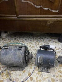 عندي ماطورات 2 مال مبرده مأطور كبير30  وصغير 25 سرعتين  شغالات مابيهم ...