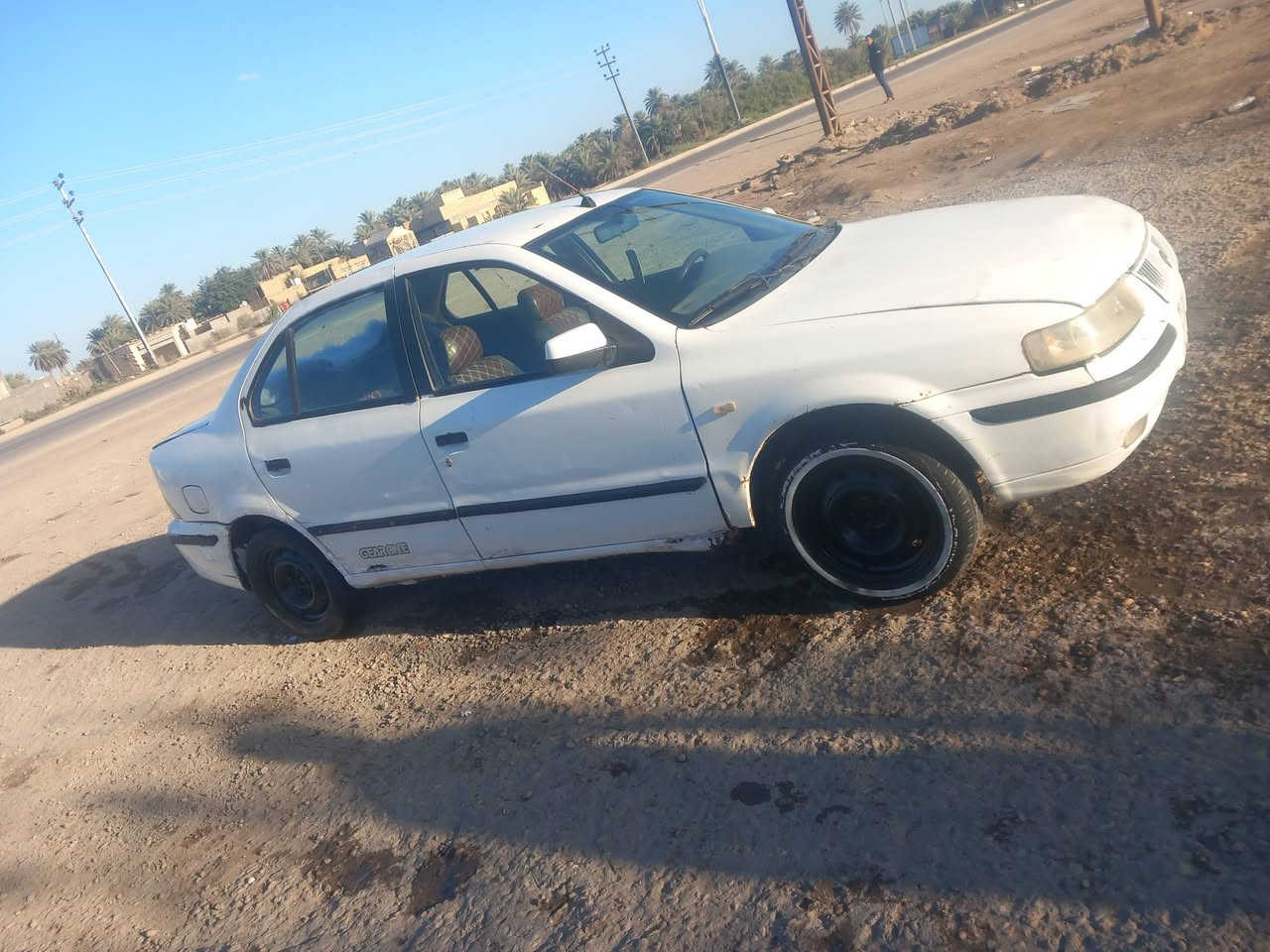 سلام عليكم سياره سمند 2011ناطق مكينه وكير كورله نخله الرقم بغداد راعيها محد واصله كهربايت شغاله حداديه حلوه تحويره شرط حلوه سعرها بالعراقي مليونين وتلثميه..[[[[***********]]]]]]
