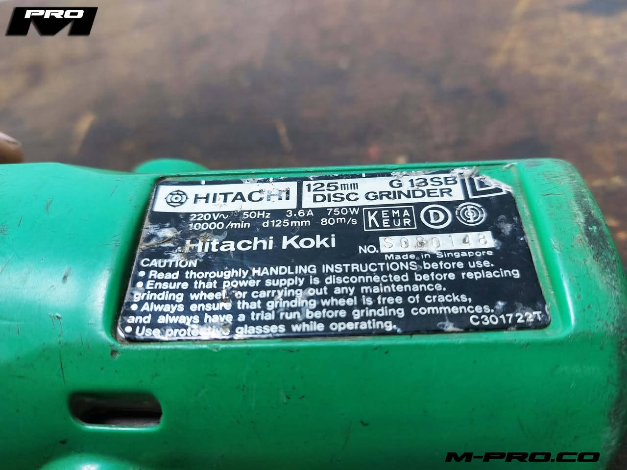 Hitachi G13SB
Disk grinder
750W
3.5A
50Hz
220V
10000/min
125M

We will winding the armature

for video : https://youtu.be/VTIc6QfuVOQ
my site : https://m-pro.co
my store : https://m-pro.co/store
my youtube channel : https://www.youtube.com/@Mustafa.B
----------------------
For contact :
https://www.instagram.com/mustafa3d2
https://www.facebook.com/mustafa3d2
https://www.tiktok.com/@mpro.tools
whatsapp : +9647768420401

https://www.youtube.com/@Mustafa.B


**إذا كنت صاحب هذا الإعلان وتريد حذفه لأي سبب، رجاءا أرسل رسالة إلى الدعم الفني**
