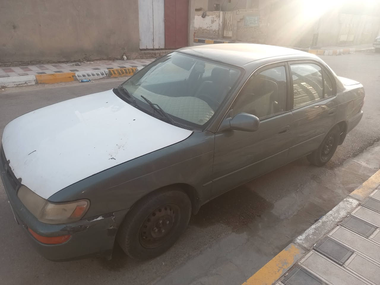 كورلا 1994 رقم بغداد انكليزي مكينه وكير شرط جديدات  السياره عوزها  ترتيبات رايدها ب 45 وبيها مجال للشراي
السياره باسمي وهزتها تنتهي  بداية سنة  2027 

مكاني سوق الشيوخ  الحي العسكري 
 
وهذا رقمي ***********
