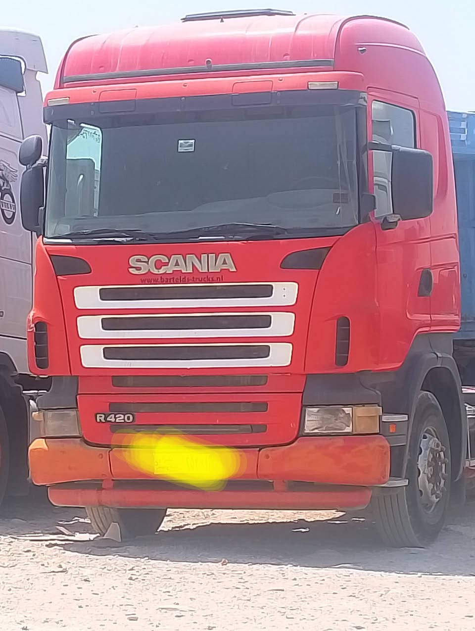 سكانيا موديل 2006 رقم صلاح الدين اصفر مكينه 420 كير عادي 3*3 سياره نظيفه  .رتايدر  ***********
