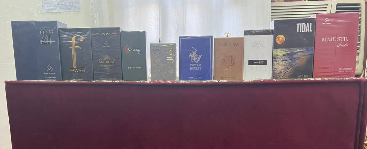 سلام عليكم توفرت مجموعة من العطور الأصلية شرط الفحص والضمان اخوان ما اشتغل كوبي وماستر فقط اصلي وانسب الاسعار انشالله ويوجد توصيل لجميع محافظات العراق


**إذا كنت صاحب هذا الإعلان وتريد حذفه لأي سبب، رجاءا أرسل رسالة إلى الدعم الفني**