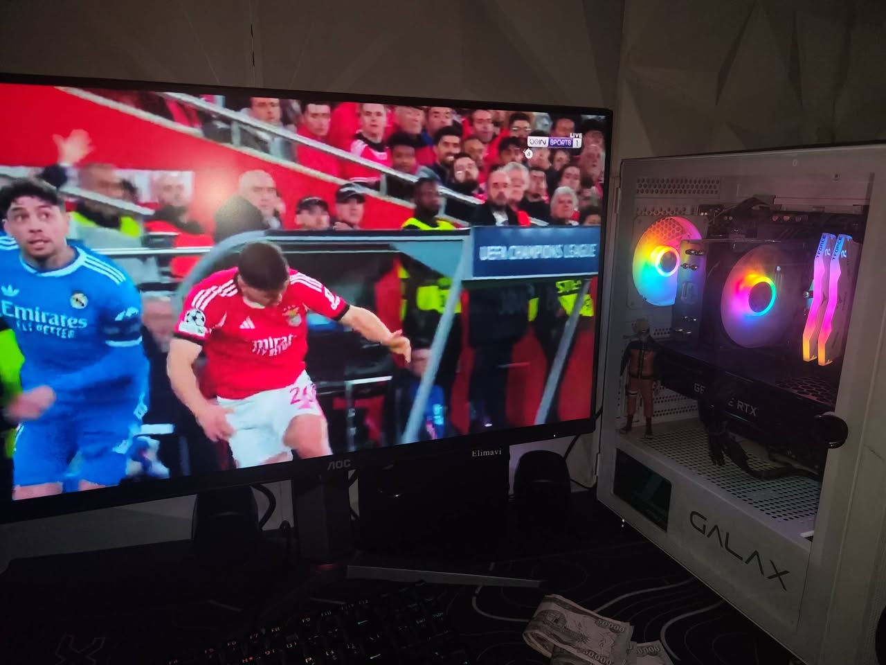 المواصفات والتفاصيل
CPU- I513400F
MB-gigabyte b760 ds3h ax wifi+Bluetooth 
GPU-  RTX 3070 Gainward Phoenix
RAM-TEAMGROUP T-FORCE 32GB CL 30
6000 MT/s
power supply-Deepcool DQ850-M-V2L
Full Modular 850
 80 PLUS Gold
Storage-lexar nm620 1tb
galax case
Cooler-Deepcool
AG400
Monter-AOC 27 IPS 1080 FHD 165HZ
mouse-Glorious Gaming Model D
keyboard-redragon k552 
Headst_Logitech Astro A10 
mouse pad
Speaker-Elimavi MM0819
UPS ofline 2800
مكاني بغداد الزعفرانية شباب مااعرف شكد تسوى اول مره مااكتب سعر


**إذا كنت صاحب هذا الإعلان وتريد حذفه لأي سبب، رجاءا أرسل رسالة إلى الدعم الفني**