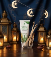 معجون برايت فوريفر • هلام الصبار والعكبر • بدون فلورايد