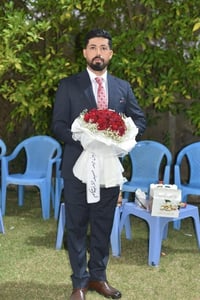 جانب من صور عقد قران الغالي🫡 ابراهيم شاكر العجيلي ❤️  بحضور أبناء عموم...