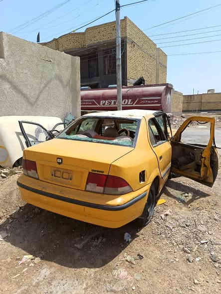 سمند للبيع مظروبه موديل 2010 ابيع على ظربته مطلوبه هيئه 200الف فقط سنويه لغاية 2027 وراعيه موجود محرك والكير شغالات جدد السعر 10 اوراق وبيه مجال وهذه رقمي ***********مكانه العماره ابو شطيب
