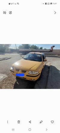 سمند ٢٠١١ ميكانيكية كلهة خير من الله تبريد شغال  تخم تاير باتري جديد س...