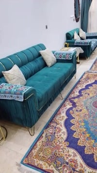 كنب ١٣ مقعد • كرسي محروق • مفارش ومنادر