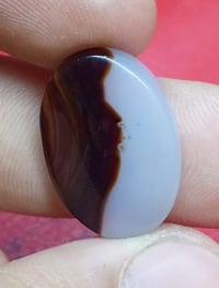 عقيق يماني • مصور وجه • حجر كريم