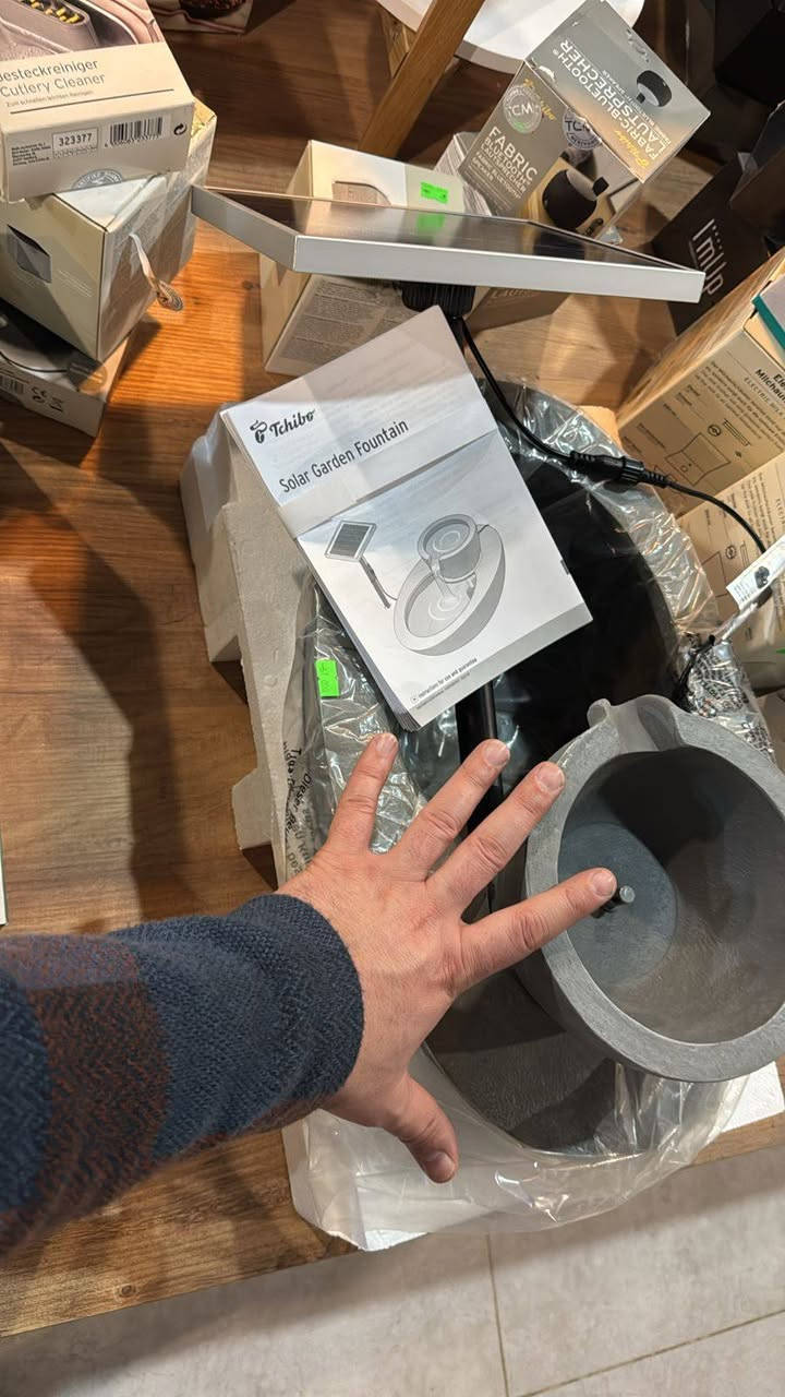 نافوره يشتغل بطاقة الشمسية موجود ١٠ قطعه جديد


**إذا كنت صاحب هذا الإعلان وتريد حذفه لأي سبب، رجاءا أرسل رسالة إلى الدعم الفني**