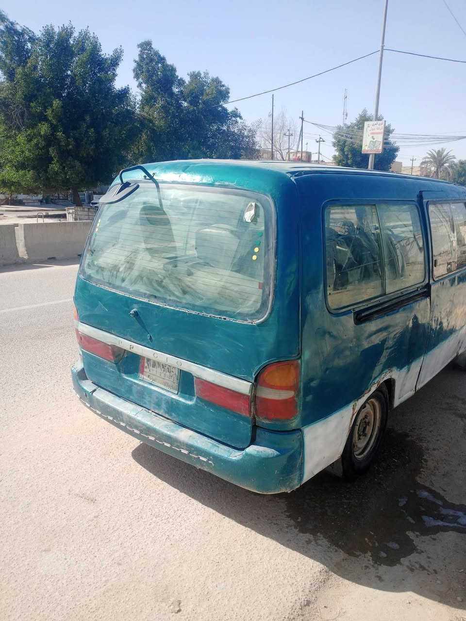 السلام عليكم سيارهالسلام عليكم سياره بريجو للبيع موديل 96مطلوبه مرور 500 هيئه مصفره مكينه وكير واكسن جديده تخم تاير جديد خط نيسان راعي الحصوه اني متكفل بلمداور سنويه26 شاصي  شايل نفسه صفحه عبري تعبان سياره كامله سعر 30وبيه مجال قليل وطلب على مشتري مرور  رقم الموبايل *********** مكان نجف مراوس فتون لو جنبي
