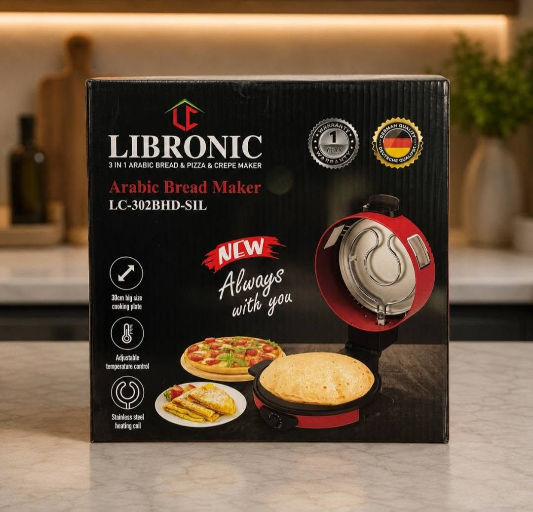🍕 حضّر أشهى المخبوزات في منزلك مع جهاز 3 في 1!

استمتع بتحضير الخبز العربي، البيتزا، والكريب بسهولة وبنتائج شهية في كل مرة.

✅ صينية كبيرة 30 سم تناسب مختلف الوصفات. 
✅ تحكم بدرجة الحرارة من 100° إلى 240°. 
✅ سطح مانع للالتصاق لسهولة الاستخدام والتنظيف. 
✅ قدرة 1800 واط لتسخين سريع وطهي متساوٍ.
 ✅ مقابض آمنة باردة الملمس. 
✅ ضمان سنة كاملة.

🏡 السعر 55 الف ( شامل التوصيل )
📩 للطلب أو الاستفسار، راسلنا الآن والتوصيل متوفر لجميع المحافظات.


**إذا كنت صاحب هذا الإعلان وتريد حذفه لأي سبب، رجاءا أرسل رسالة إلى الدعم الفني**