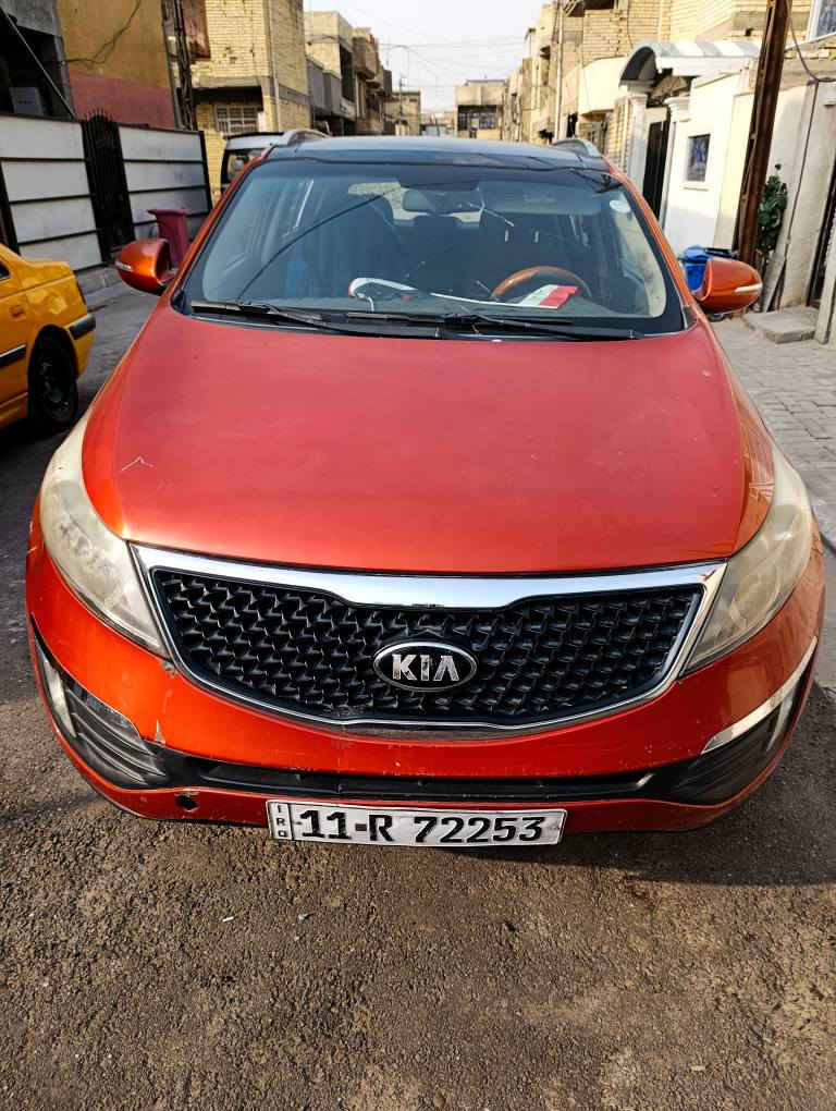 متاح للبيع سياره كيا سبورتج خليجي
سيارة مال بيت
موديل 2014 
محرك 2000
ماشية ١٧٠
وارد خليجي
بيها خدوش موضحه  
قطعه صبغ بسيطه ( جاملغ امامي بصف السايق) 
مكينه خير من الله لا تبخير ولا تنقيص 
تبريد ثلج نعمه 
صدر جديد نظافة ١٠٠٪ 
راديتر جديد 
فريز جديد
تايرات امامية جديد
مسويلها شبه ادامة
السياره بـــ اسمي تحويل ثاني يوم مشروع وطني وين ميعجبك
دواخل نضيفه 
كشنات بلادية نضافة فول
بانوراما 
كاميرا دواره 
اشاير بـــ المري 
مري شفط 
تحكم ستيرن اربع جهات 
السياره فول عدا البصمه 
 وبيها مجال بسيط حك الجيه 
مكان السياره بغداد الشرطه الخامسه 
السعر ع الخاص واتساب 
غير متواجد ع الفيس 
***********
142 وبيها مجال بسيط بغداد, العراق
