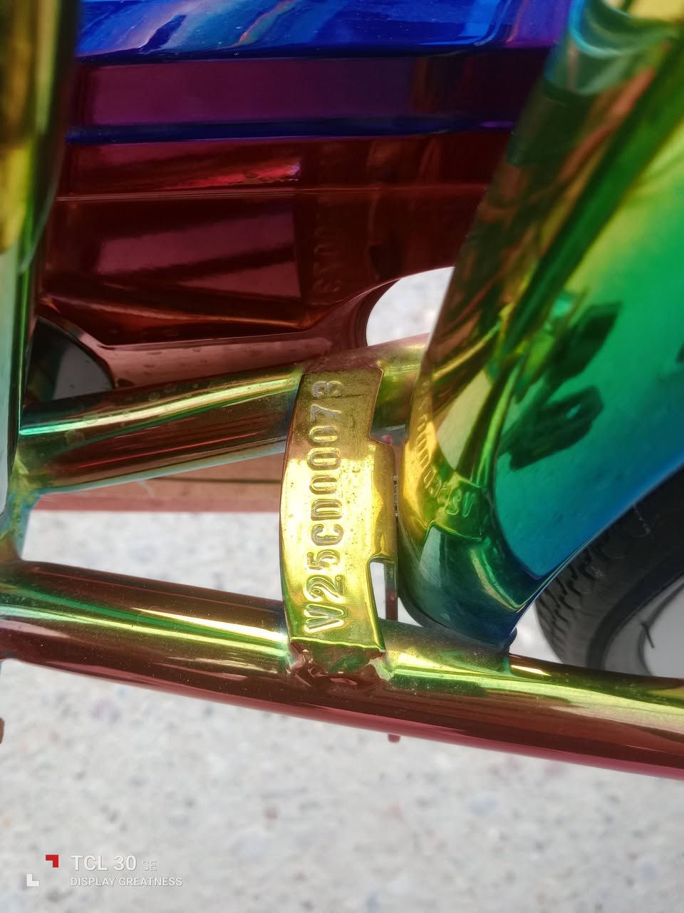 سلام عليكم
بايسكل بناتي سبع الوان للبيع
البايسكل نضيف واستعماله اسبوع تقريباً 
نضافته99 بالميه ومختم 
سعره 160 وبيه مجال 
عنواني بغداد البلديات 
للستفسار ***********
